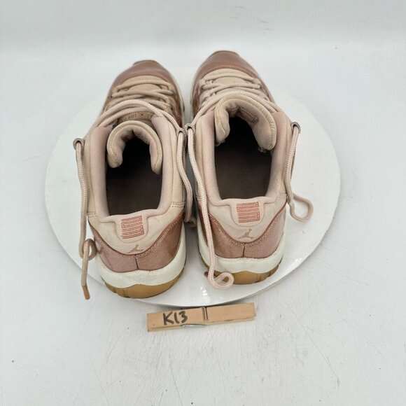 Nike Air Jordan 11 Low Women Size 10 AH7860-105 Rose Gold Training Shoes - Picture 9 of 11